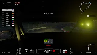 GT Sport: Nurburgring 24h Night Race Cockpit View Quality Mode - (PS4 Pro)