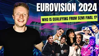 EUROVISION 2024 SEMI FINAL 1 QUALIFIER PREDICTIONS