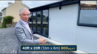 800sq/ft Modular Home - Fully Completed for €95,000 - Steeltech Modular Homes