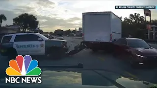 Watch: Florida Police Pursue Stolen Box Truck In Wild Car Chase