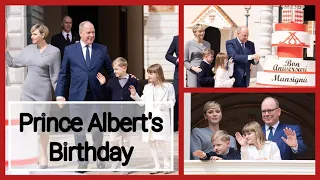 The PRINCE of MONACO celebrated his Birthday with PRINCESS CHARLENE and ROYAL TWINS