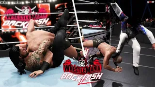 WWE 2K20 SIMULATION: Roman Reigns vs Cesaro | WrestleMania Backlash 2021, Highlights