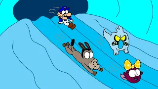 Ice Age (Yellow Dodger) Part 12- A Shortcut/Meet Luigi/Slide Chase