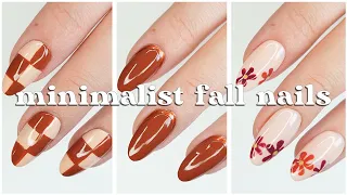 Minimalistic Nail Art 2023 🍂 Fun & Easy Fall Nail Design Compilation!