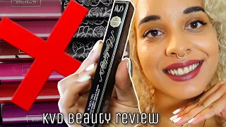 kat von d lolita vs queen of poisons | new kvd everlasting hyperlight vegan liquid lipstick review