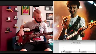 RADIO GAGA - THE MOST ACCURATE BASS COVER