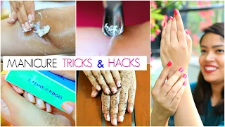 कम पैसों में MANICURE कैसे करें - Step by Step Manicure at Home | #Hack #Beauty #Anaysa