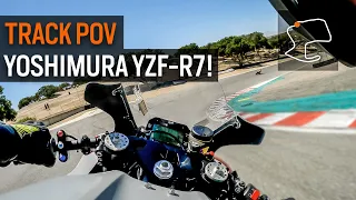 Yoshimura YZF-R7 Race Bike Testing - One Lap At Laguna Seca