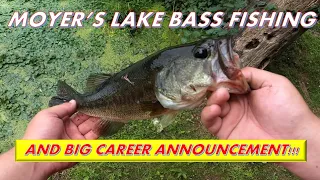 Moyer's Lake Bass Fishing and the Biggest Announcement of my Career Yet!