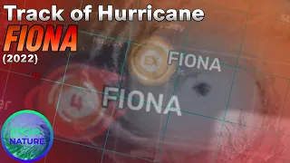 Track of Hurricane Fiona (2022)