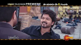 Vaarasudu - Movie Promo | Grand Television Premiere | 25 June @ 6 PM | Thalapathy Vijay | Gemini TV