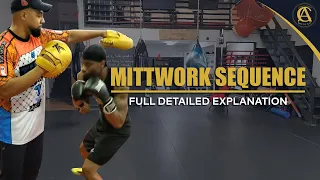 Full detailed  Explanation of a Mittwork sequence | Boxing Secrets