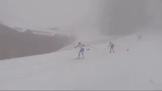 Во время лыжной гонки в Сочи произошёл жёсткий завал