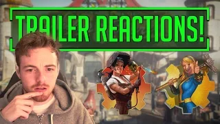 Fallout 4 - Vault-Tec, Contraption and NUKA WORD TRAILER REACTION!