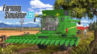 John Deere Harvester Corn Harvested In Fs23 | Fs23 Mobile | Timelapse |