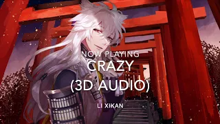 Nightcore - Crazy (3D audio)