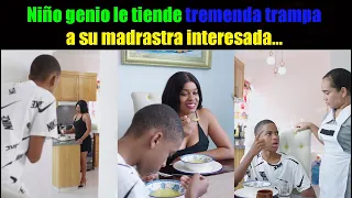 Niño genio le tiende tremenda trampa a su madrastra interesada