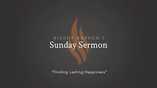 Finding Lasting Happiness — Bishop Barron’s Sunday Sermon