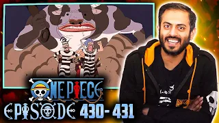 MISTER 3 COME To The RESCUE!!! One Piece Episodes 430 - 431 - Nahid Watches #reaction