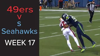 49ers vs Seahawks Week 17 Best Highlights