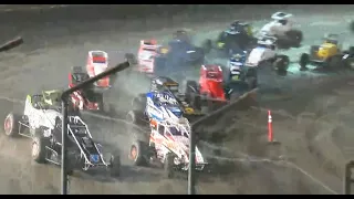 HIGHLIGHTS: AMSOIL USAC CRA Sprint Cars | Bakersfield Speedway | June 24, 2023