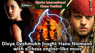 Divya Deshmukh fought Hans Niemann with a chess engine-like move | Hans Niemann vs. Divya Deshmukh