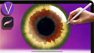 Как нарисовать зрачок глаза