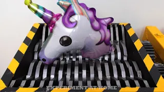 Shredding Balloons Filled with Helium! Cool experiment