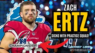 Detroit Lions Roster Update: Zach Ertz Signed Following Brock Wright's Injury!