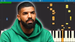 Drake - Behind Barz Piano Tutorial