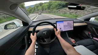 Tesla Model 3 Long Range AWD Test Drive Pov 2022