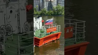 Пожарный флот на Москве-реке