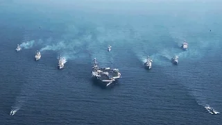 U.S. & Republic Of Korea Navy Vessels Sail Together In Show Of Force