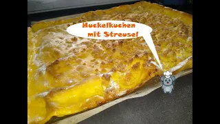 Huckel Kuchen mit Streusel und Butter "Glasur"