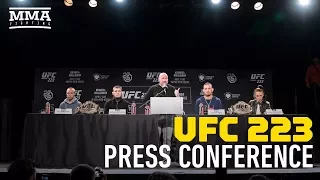 UFC 223: Nurmagomedov vs. Holloway Press Conference - MMA Fighting