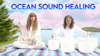 Ocean Sound Healing 🌊  Soothing Meditation Music for Eclipse Season