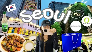 seoul vlog 🇰🇷myeongdong, mangwon market, hongdae, olive young haul, shopping, korean street food EP2