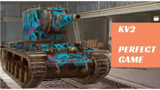 WoT Blitz | MUST SEE: KV2 Perfect Game- 7 Kills & Mastery Badge