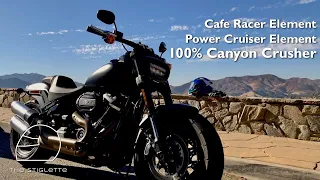 The Harley-Davidson Fat Bob IS A CANYON CRUSHER!