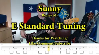 Sunny - Boney M. (Bass Cover with Tabs)