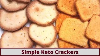 Simple Keto Crackers (Nut Free And Gluten Free)