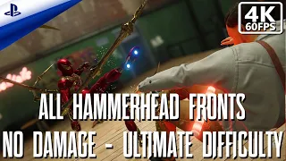 Spider-Man: Remastered PS5 - All HammerHead Fronts *NO DAMAGE* With Different Suits