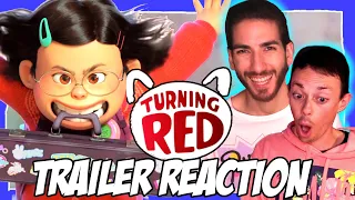 PIXAR TURNING RED Official Trailer Reaction!! // Tamagotchi's are back?! // Reacting to Disney 2022