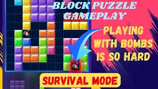 SURVIVAL MODE In This Game is So Hard | BLOCK PUZZLE