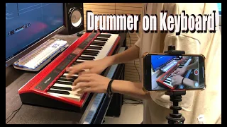 Best Drummer On Keyboard - Shed Away (181bpm) by Yohan Kim