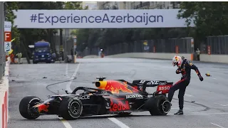 Max verstappen Azerbaijan crash recreation | #f12021 #f1