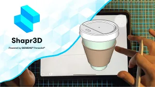 Shapr3D nasıl kullanılır ? Shapr3D dersleri Türkçe bölüm : 1 Starbucks bardağı modelleme