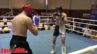 2018 Slovak Open  K1 sen  81kg Dabrowski POL vs Kolodzej SVK