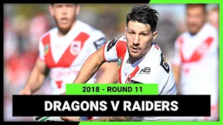 NRL St George Illawarra Dragons v Canberra Raiders | Round 11, 2018 | Full Match Replay