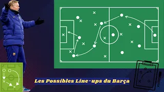 LES POSSIBLES COMPOS DU BARÇA CETTE SAISON. MATCH PREVIEW BARÇA VS NASTIC